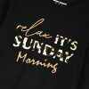 Πυτζάμα κορίτσι Energiers “Sunday” μαύρο 36-126200-9 - Image 2