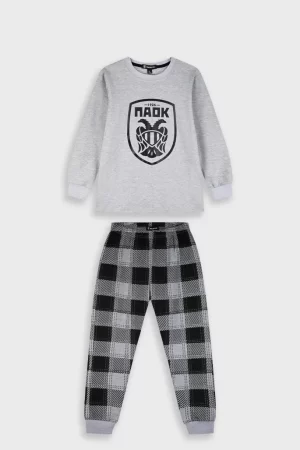 Πυτζάμα unisex Paok Fc γκρι 400-000-9
