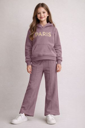 Σετ φόρμας κορίτσι Action Sportswear “Paris“ σάπιο μήλο 12630043