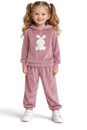 Σετ κορίτσι Action Sportswear “Velour Rabbit“ σάπιο μήλο 12640052