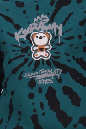 Alternative view of Σετ φόρμας αγόρι Joyce “Bear have fun” πράσινο 2662125