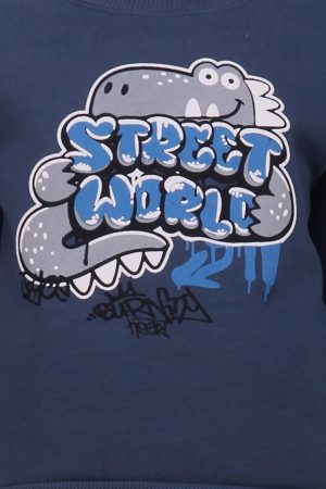 Alternative view of Σετ φόρμας αγόρι Joyce “Street world” σκούρο μπλε 2662126