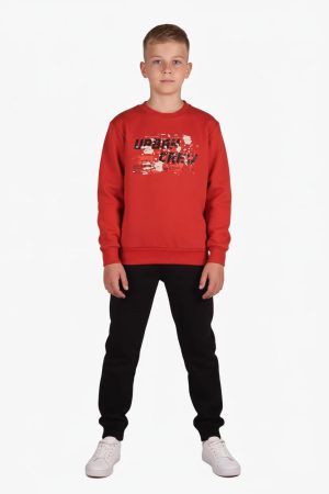 Σετ φόρμας αγόρι Joyce “Urban crew” πορτοκαλί 2664121