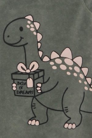 Alternative view of Φορμάκι ολόσωμο Βελουτέ αγόρι Dreams “Dino walker” χακί 2672204