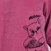 Πυζάμα Βελουτέ κορίτσι Dreams “Meow” σάπιο μήλο 2675102 - Image 3