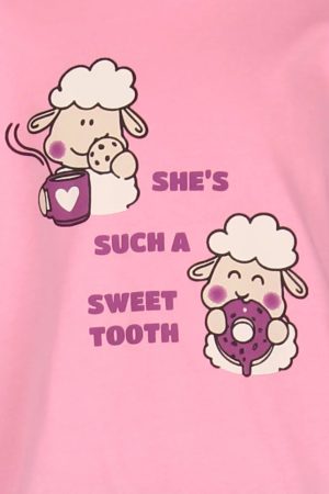 Alternative view of Πυζάμα κορίτσι Dreams “Sweet tooth” ροζ 2675109