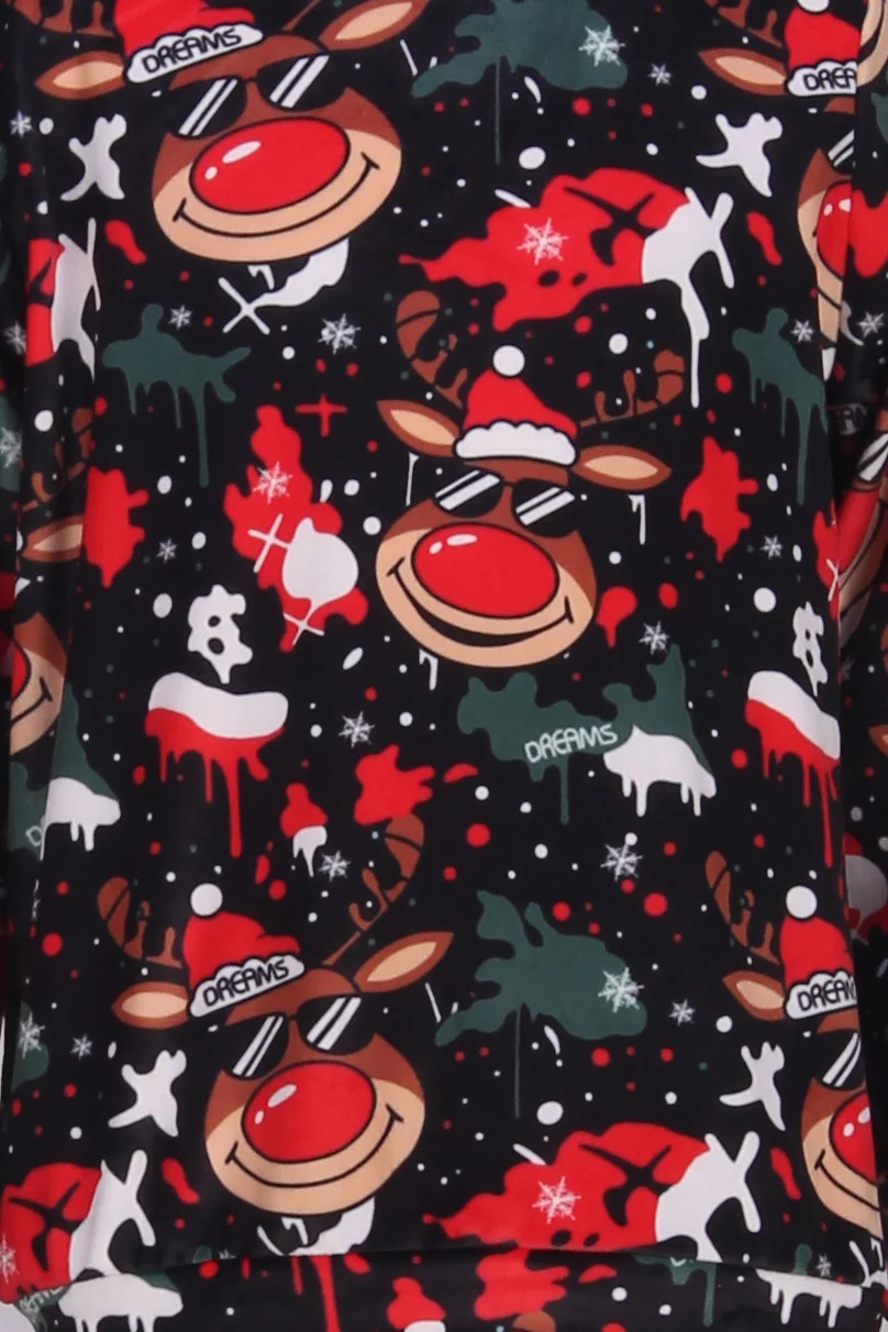 Πυζάμα Βελουτέ unisex Dreams “X-mass” πολύχρωμο 2676112 - Image 3