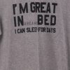 Πυτζάμα Βελουτέ ανδρική Dreams “I'm great“ γκρι 2678104 - Image 3