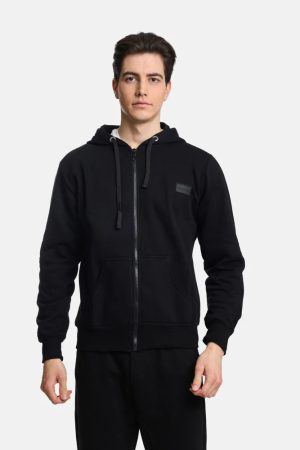 Ζακέτα φούτερ ανδρικό Paco & Co “Jacket” μαύρο 2681880