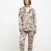 Πυτζάμα γυναικεία Loe Homewear μπεζ 4926