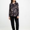 Πυτζάμα γυναικεία Loe Homewear μαυρο 4928