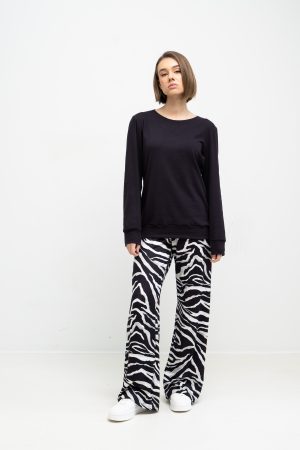 Πυτζάμα γυναικεία Loe Homewear μαύρο 4954