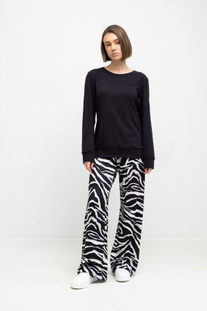 Alternative view of Πυτζάμα γυναικεία Loe Homewear μαύρο 4954