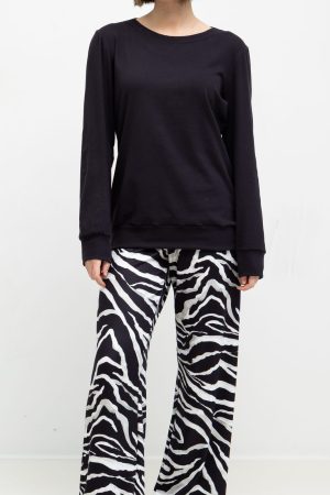 Alternative view of Πυτζάμα γυναικεία Loe Homewear μαύρο 4954