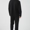 Ανδρική πυζάμα Minerva “Stripes” μαύρο 90-71468-45 - Image 3