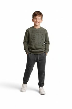 Alternative view of Σετ αγόρι Action Sportswear “98“ λαδί 12610041