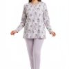 Πυτζάμα γυναικεία Γιώτα Homewear ροζ 4915 - Image 5