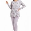 Πυτζάμα γυναικεία Γιώτα Homewear ροζ 4915