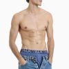 Boxer βαμβακερό ανδρικό Walk 2 Pack μπλε τζιν μελανζέ-ανθρακί μελανζέ W1755-1-0609 - Image 2