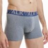 Boxer βαμβακερό ανδρικό Walk 2 Pack μπλε τζιν μελανζέ-ανθρακί μελανζέ W1755-1-0609 - Image 3