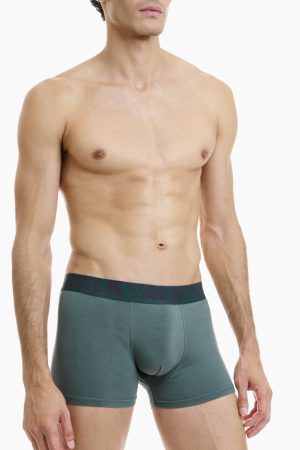 Alternative view of Boxer βαμβακερό ανδρικό Walk 2 Pack πράσινο-μωβ W1755-1-4055