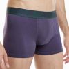 Boxer βαμβακερό ανδρικό Walk 2 Pack πράσινο-μωβ W1755-1-4055