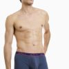 Boxer βαμβακερό ανδρικό Walk 2 Pack μπλε σκούρο-μελιτζανί W1756-0339 - Image 4